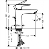 Смеситель Hansgrohe Talis E 71710670 для раковины, черный матовый 71710670 - фото 197417