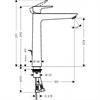 Смеситель Hansgrohe Talis E 240 71716140 для раковины, шлифованная бронза 71716140 - фото 197477