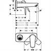 Смеситель Hansgrohe Talis E 71732000, хром 71732000 - фото 197519