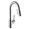 Смеситель Hansgrohe Focus M42, 71820000, для кухонной мойки, с вытяжным изливом, цвет хром 71820000 - фото 197682