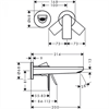 Смеситель Hansgrohe Rebris 72568000 E для раковины, с набором для слива, хром глянцевый 72568000 - фото 198116