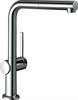 Смеситель Hansgrohe Talis 210 M54, для кухонной мойки, с вытяжным изливом, хром, 72808000 72808000 - фото 198445