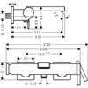 Смеситель для ванны и душа Hansgrohe Tecturis E 73420000, цвет хром 73420000 - фото 199906