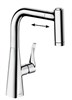 Смеситель Hansgrohe Metris 220 73800000 для кухонной мойки, хром 73800000 - фото 200133