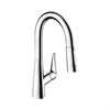 Смеситель Hansgrohe Talis 73850000, для кухонной мойки, с вытяжным изливом, цвет хром 73850000 - фото 200348