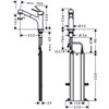 Смеситель Hansgrohe Talis 73860000, для кухонной мойки, с вытяжным изливом, цвет хром 73860000 - фото 200373