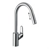 Смеситель Hansgrohe Focus, 73880000, для кухонной мойки, с вытяжным изливом, цвет хром 73880000 - фото 200403