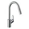 Смеситель Hansgrohe Focus, 73880000, для кухонной мойки, с вытяжным изливом, цвет хром 73880000 - фото 200405