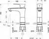 Смеситель Lemark Nero LM0206C для раковины, излив монолит lm0206c - фото 212221