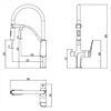 Смеситель Lemark Comfort LM3074C-Gray для кухонной мойки, серый lm3074c-gray - фото 212495