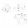 Смеситель Lemark Pramen LM3314C для ванны, с душевой лейкой, хром lm3314c - фото 212643