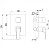 Смеситель Lemark Unit LM4528C для душа lm4528c - фото 212901