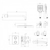 Душевая система Lemark Yeti LM7842C, хром lm7842c - фото 213387