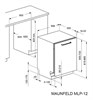 Встраиваемая посудомоечная машина Maunfeld MLP-122D ка-00016957 - фото 216668