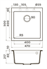 Гранитная мойка Omoikiri Bosen 47-BE Tetogranit/ваниль 4993587 - фото 23628