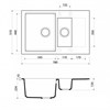 Гранитная мойка Omoikiri Daisen 78-2-BE Artgranit/ваниль 4993328 - фото 23820