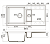 Гранитная мойка Omoikiri Sakaime 86-2-GR Tetogranit/leningrad grey 4993560 - фото 24293