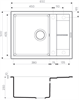 Гранитная мойка Omoikiri Sumi 65-DC Tetogranit/темный шоколад 4993674 - фото 24330