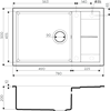 Гранитная мойка Omoikiri Sumi 78-LB-EV Tetogranit/эверест 4993725 - фото 24350