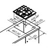 Газовая варочная панель Kuppersberg FQ 42 B 00005926 - фото 33342