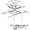 Встраиваемая газовая варочная панель AEG HKB 64420 NB hkb64420nb - фото 38580