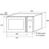 Микроволновая печь Krona Quantum 44 WH/IX ка-00001595 - фото 42519