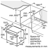 Встраиваемый электрический духовой шкаф Bosch HBG536ES0R hbg536es0r - фото 48497