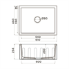 Гранитная мойка Omoikiri Mikura 61-PE Natceramic/pebble 4997072 - фото 48625