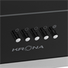 Наклонная вытяжка KRONAsteel IRIDA 900 black push button 00020487 - фото 51919