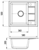 Кухонная мойка Emar EMQ-1580.Q оникс emq-1580.q оникс - фото 64541