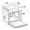 Встраиваемый электрический духовой шкаф Akpo PEA 6008 MSD02 BL ak-17049 - фото 66147