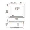 Гранитная мойка Omoikiri Bosen 57-BE Tetogranit/ваниль 4993146 - фото 70934