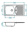 Кухонная мойка Alveus BASIC 150 NAT-60 NEW (1136530) 1136530 - фото 71640