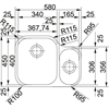 Кухонная мойка Franke Amx 160 нержавейка (122.0021.448) 122.0021.448 - фото 72153