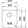 Кухонная мойка Franke ANX 110-34 (122.0204.647) 122.0204.647 - фото 72157