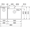 Кухонная мойка Franke BWX 220-54-27 TL 127.0538.260 нержавеющая сталь 127.0538.260 - фото 72265