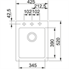 Кухонная мойка 42,5 см Franke Maris MRG 610-42 белая 114.0060.677 - фото 72395