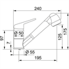 Смеситель для мойки Franke Novara Plus 115.0470.669 белый 115.0470.669 - фото 72440