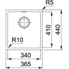 Кухонная мойка 36,5 см Franke Sirius SID 110-34 кофе 125.0443.351 - фото 72572