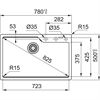 Кухонная мойка 78 см Franke Urban UBG 610-78 сахара 114.0595.780 - фото 72642