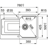 Кухонная мойка Franke UBG 611-78 (114.0595.338) бежевый 114.0595.338 - фото 72663