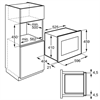 AEG Встраиваемая микроволновая печь MBE2658DEM mbe2658dem - фото 79589