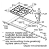 Bosch Газовая варочная панель PBP6C2B82O pbp6c2b82o - фото 80441