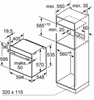 Встраиваемый электрический духовой шкаф Bosch HBA530BB0S hba530bb0s - фото 81006