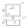 Гранитная мойка Omoikiri Yamakawa 55T Integra-GR Tetogranit/leningrad grey 4997266 - фото 84380