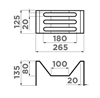 Omoikiri Подставка-сушилка для тарелок FG-02 для DRY-01/02-GM 4999054 - фото 84482