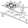 Встраиваемая газовая варочная панель Bosch POP7C6O12O pop7c6o12o - фото 84641