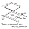 MAUNFELD Электрическая варочная панель CVCE594STBK ка-00022305 - фото 88431