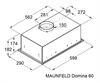 Встраиваемая вытяжка Maunfeld Domina 60 белый ка-00022025 - фото 88591