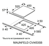 Встраиваемая индукционная варочная панель Maunfeld CVI453SBBK Lux ка-00021614 - фото 89259